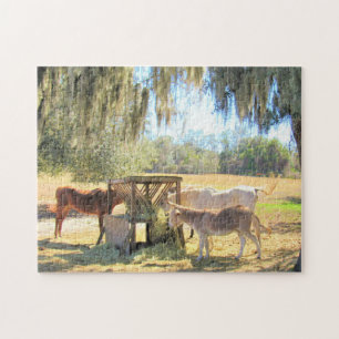 The Feeding Station - Farm Life Series - Puzzle