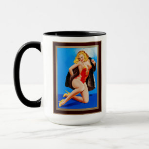 The Feel Of Mink by Peter Driben Mug
