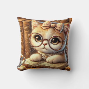 "The Feline Enchant: Guardians of Mysteries and Ca Cushion