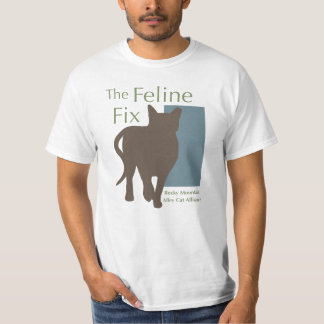 The Feline Fix Logo t-shirt