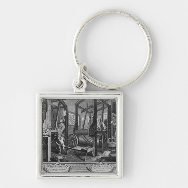 The Fellow 'Prentices at their Looms Key Ring (Front)