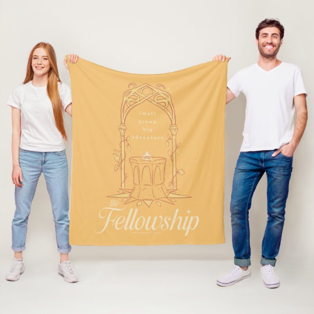 The Fellowship - Small Group, Big Adventure Fleece Blanket (In Situ)