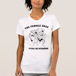 The Female Gaze Lady Snake Rose Halloween T-Shirt