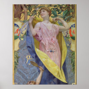 The Feminine Toilet (panel) Poster