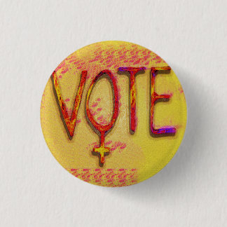 The Feminist Vote by Aleta 3 Cm Round Badge