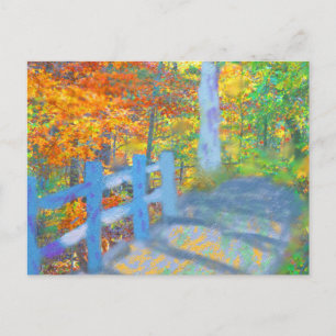 The Fence Art Postcard