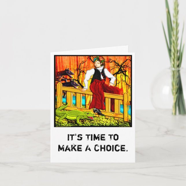 The FenceSitter (Encouragement Card) Card (Front)