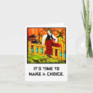 The FenceSitter (Encouragement Card) Card