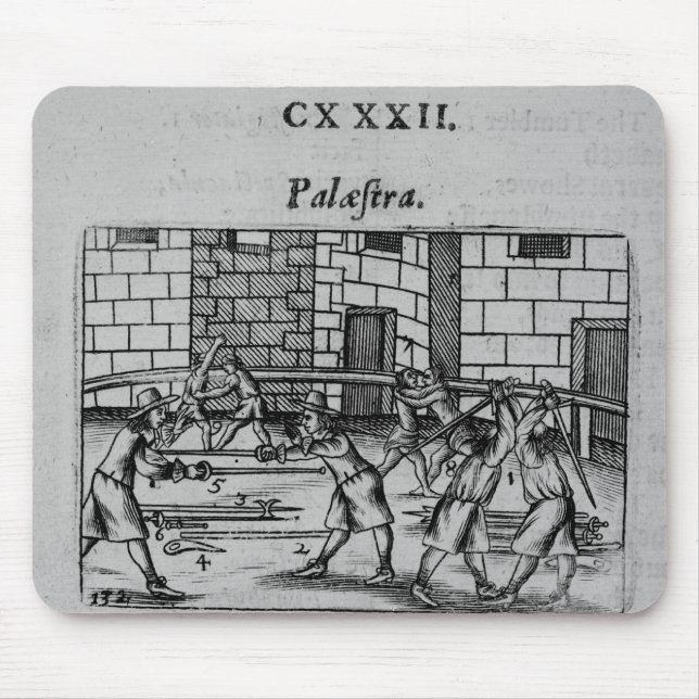 The Fencing School Mouse Mat (Front)