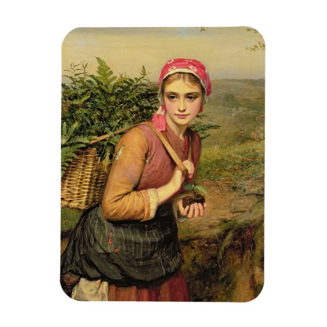 The Fern Gatherer Magnet (Vertical)