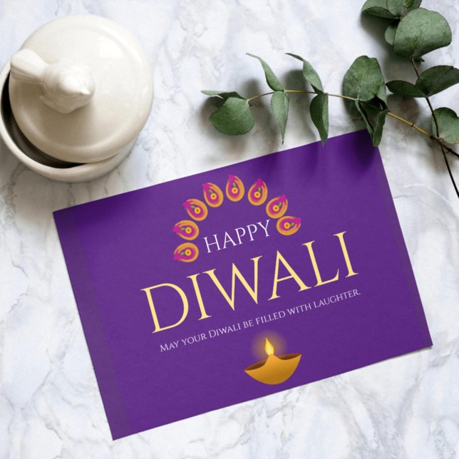 The Festival of Lights Diwali Hindu Postcard (Creator Uploaded)