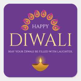 The Festival of Lights Diwali Hindu Square Sticker