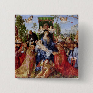 The Festival of the Rosary, 1506 15 Cm Square Badge