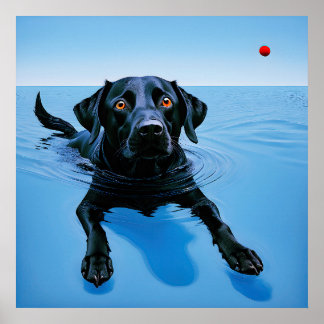 "The Fetcher's Dream" Adorable Friend Poster