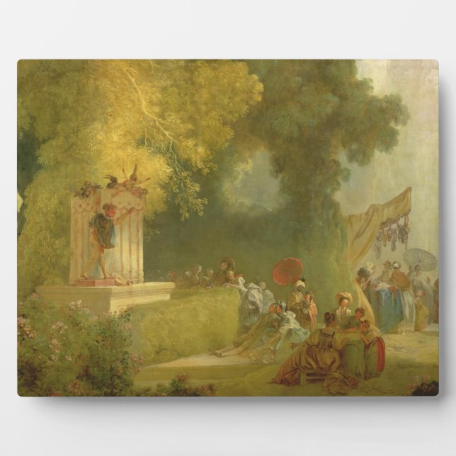 The Fete at Saint-Cloud, detail of the Puppet Show Plaque (Front)