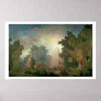 The Fete at Saint-Cloud (oil on canvas) (for detai