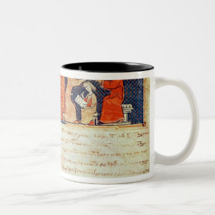 The feudal lord preaching his sermon Two-Tone coffee mug