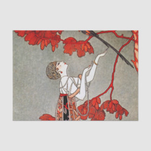 The Fickle Bird by George Barbier Tissue Paper
