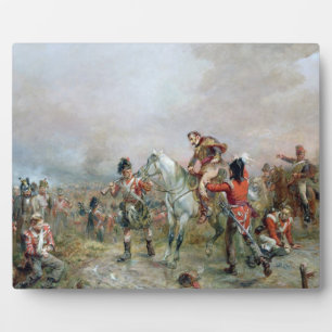 The Field at Waterloo (oil on canvas) Plaque