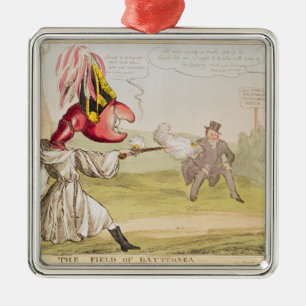 The Field of Battersea, 1829 Metal Tree Decoration