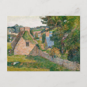 The Field of Derout-Lollichon by Paul Gauguin Postcard