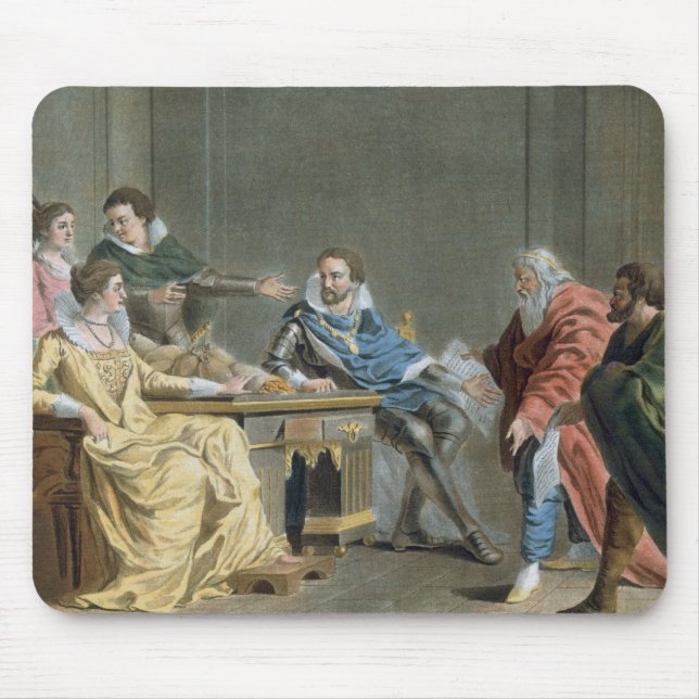 The Fieldmarshal of Brissac Distributes the Dowry Mouse Mat (Front)