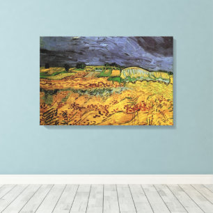 The Fields by Vincent van Gogh Canvas Print