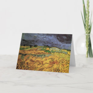 The Fields by Vincent van Gogh Card
