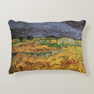 The Fields by Vincent van Gogh Decorative Cushion