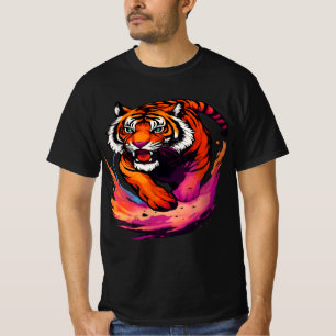The fierce colourful tiger T-Shirt
