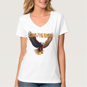The Fierce Majesty of Bald Eagle Symbolises Spirit T-Shirt