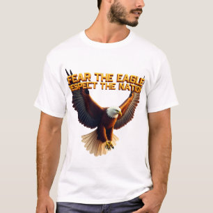The Fierce Majesty of Bald Eagle Symbolizes Spirit T-Shirt