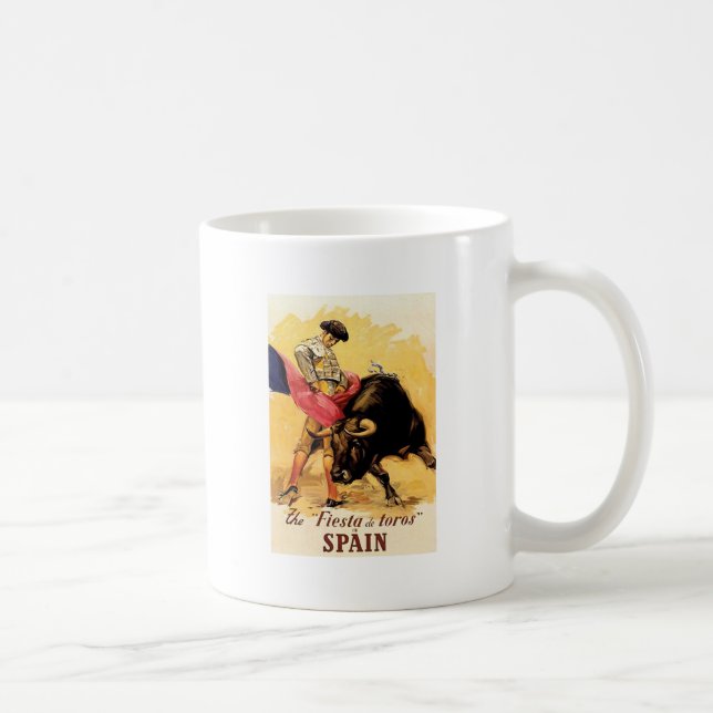 The Fiesta De Toros In Spain Coffee Mug (Right)