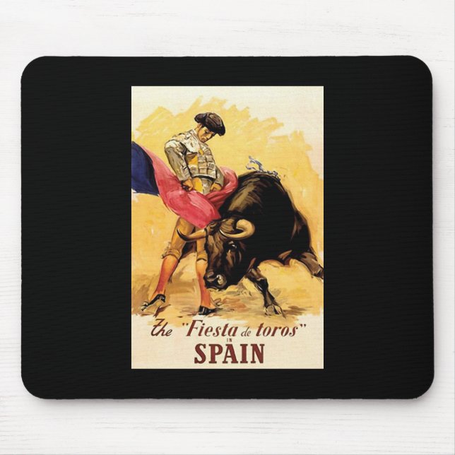 The Fiesta De Toros In Spain Mouse Mat (Front)