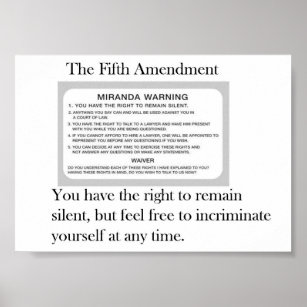 The Fifth Amendment Poster