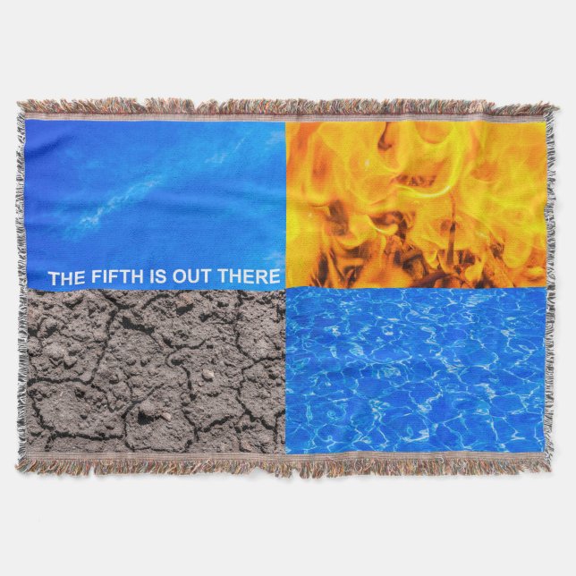 The Fifth Is Out There Throw Blanket (Front)