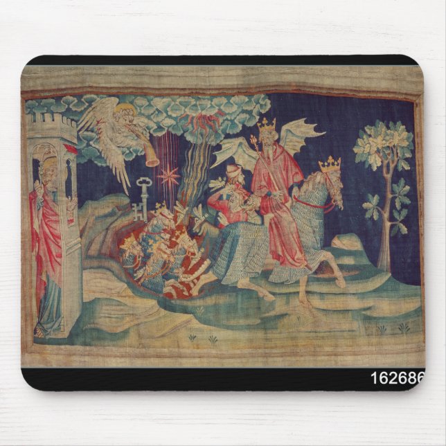 The Fifth Trumpet and the Locusts Mouse Mat (Front)