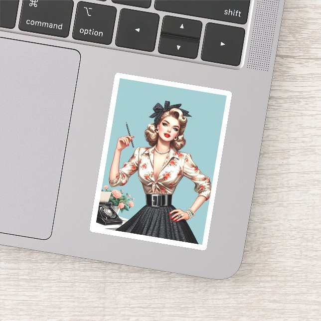 The fifties glamour women fashion, 50s skirts gift (Detail)