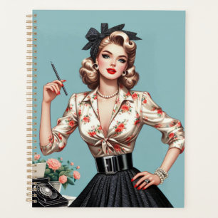 The fifties glamour women fashion, 50s skirts gift planner