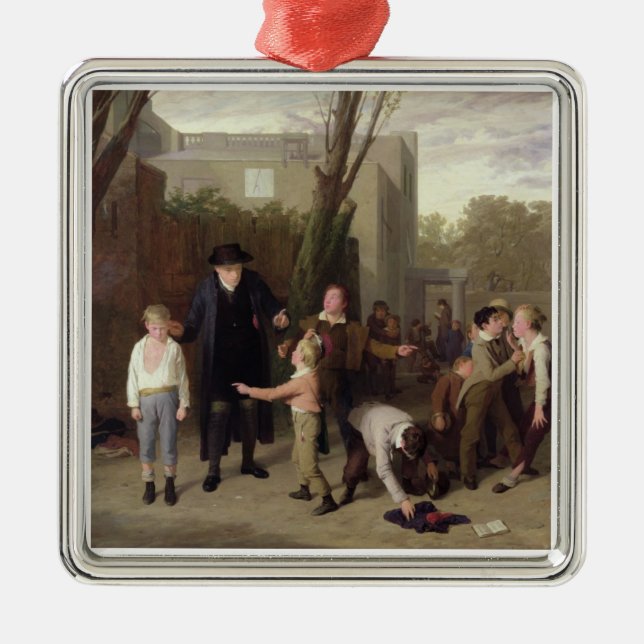 The Fight Interrupted, 1815-16 Metal Tree Decoration (Front)