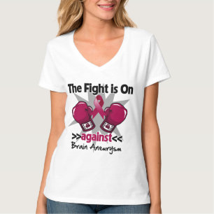 The Fight is On Against Brain Aneurysm T-Shirt