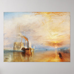 The Fighting Temeraire, by artist Turner, J. M. W. Poster