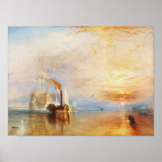 The Fighting Temeraire, by artist Turner, J. M. W. Poster