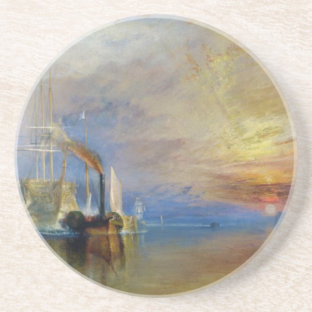 The Fighting Temeraire by J. M. W. Turner Coaster (Front)