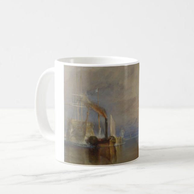 The Fighting Temeraire (by J.M.W. Turner) Coffee Mug (Front Left)