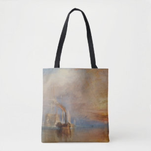 The Fighting Temeraire Turner Sunset Seascape Tote Bag