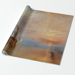 The Fighting Temeraire Turner Sunset Seascape Wrapping Paper