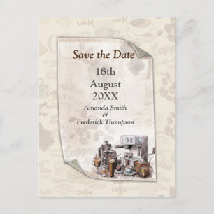 The Fika Swedish Coffee Morning Tradition Announcement Postcard