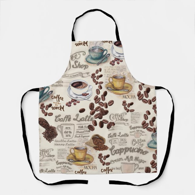 The Fika Swedish Coffee shop  Apron (Front)