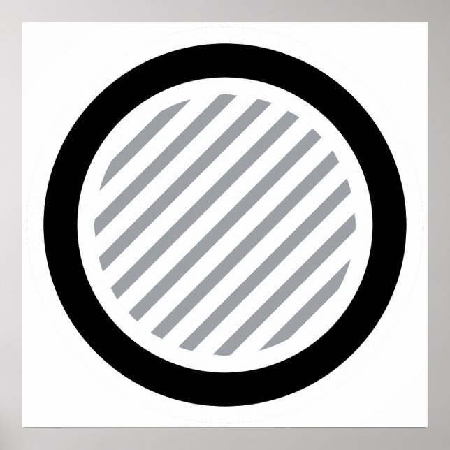 The Filled Primary – Geometric Expression Poster (Front)